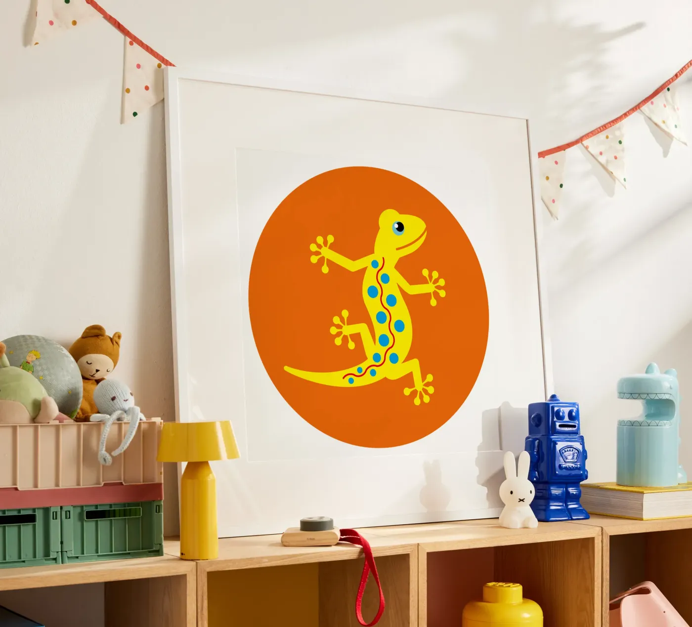 Gecko poster da Looks n Brains