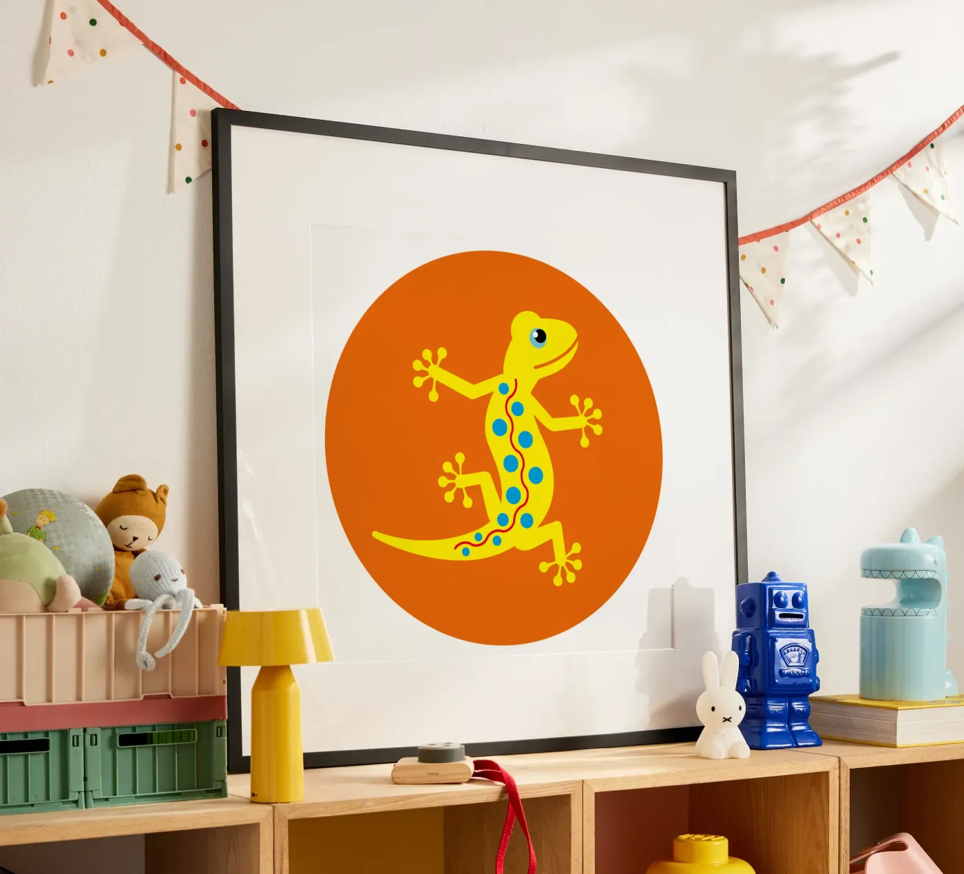 Gecko poster da Looks n Brains