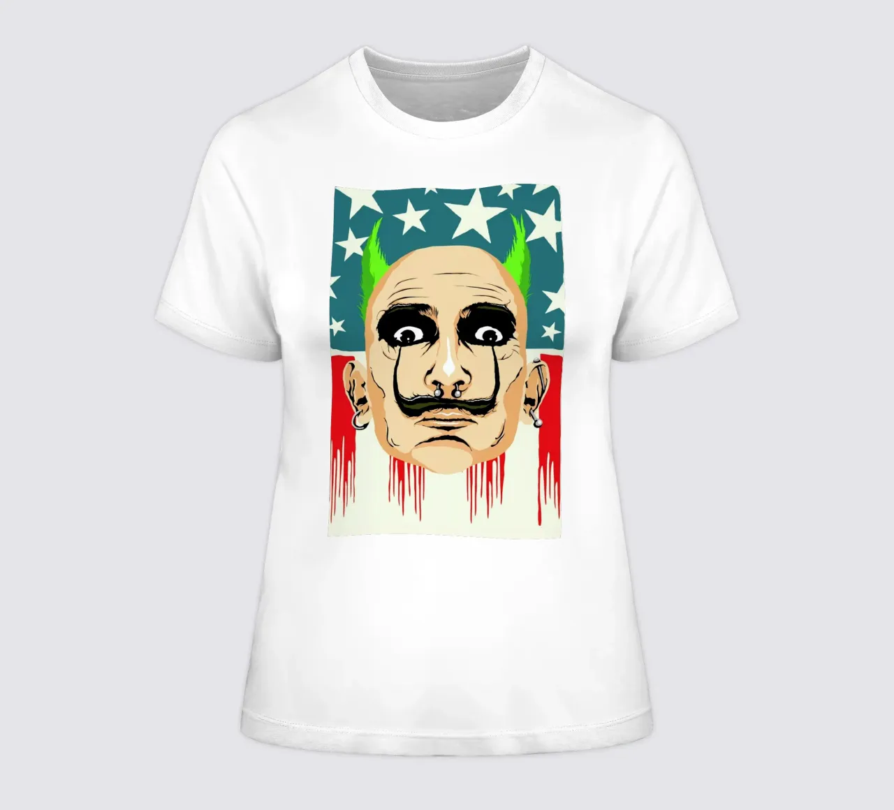 Smack My Dali Up women's fitted t-shirt by Butcher Billy