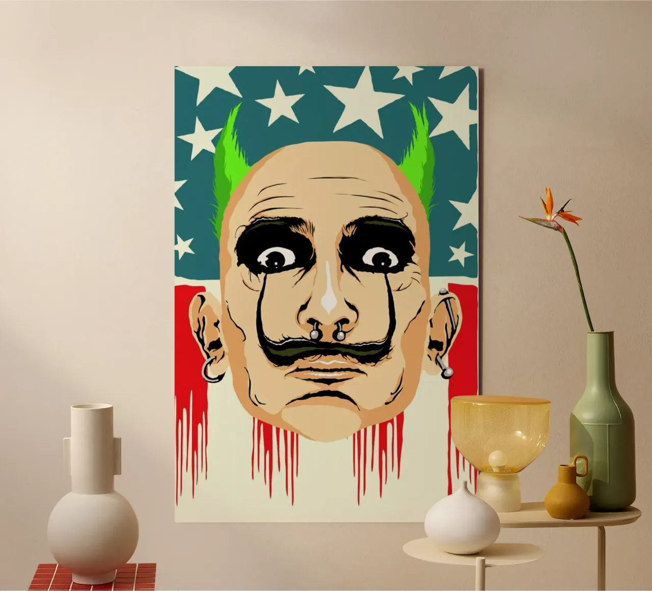 Smack My Dali Up alluminio dibond da Butcher Billy