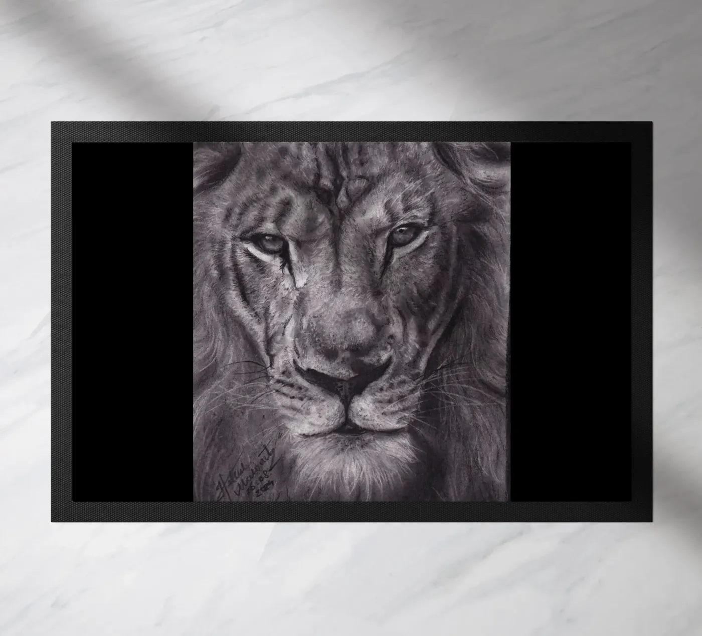 Lion Fußmatte von H.M. Art