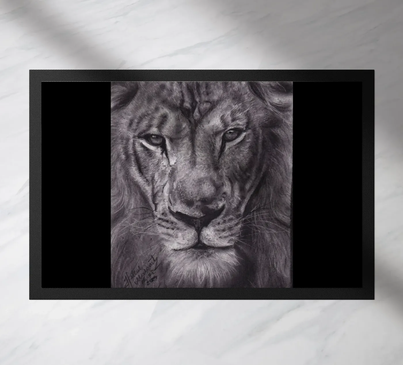 Lion Fußmatte von H.M. Art