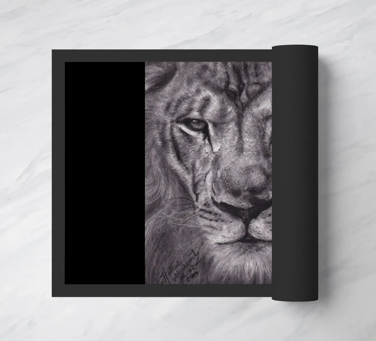 Leone zerbino da H.M. Art