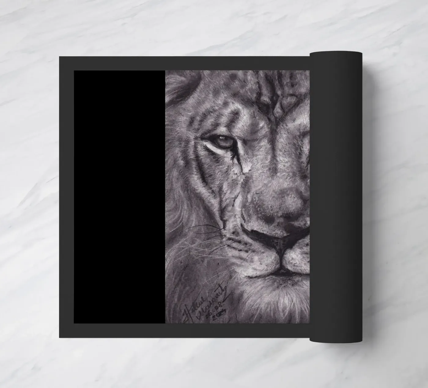 Lion Fußmatte von H.M. Art