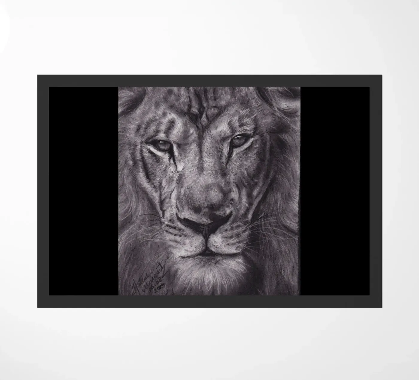 Lion Fußmatte von H.M. Art