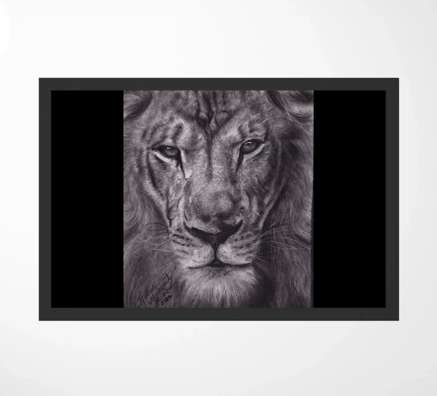 Lion Fußmatte von H.M. Art