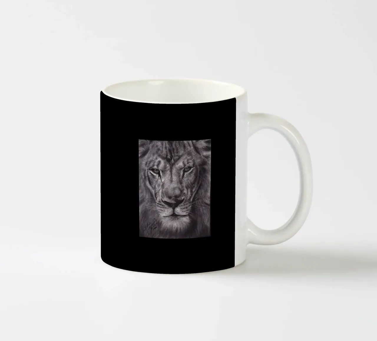 Leone tazza in ceramica da H.M. Art