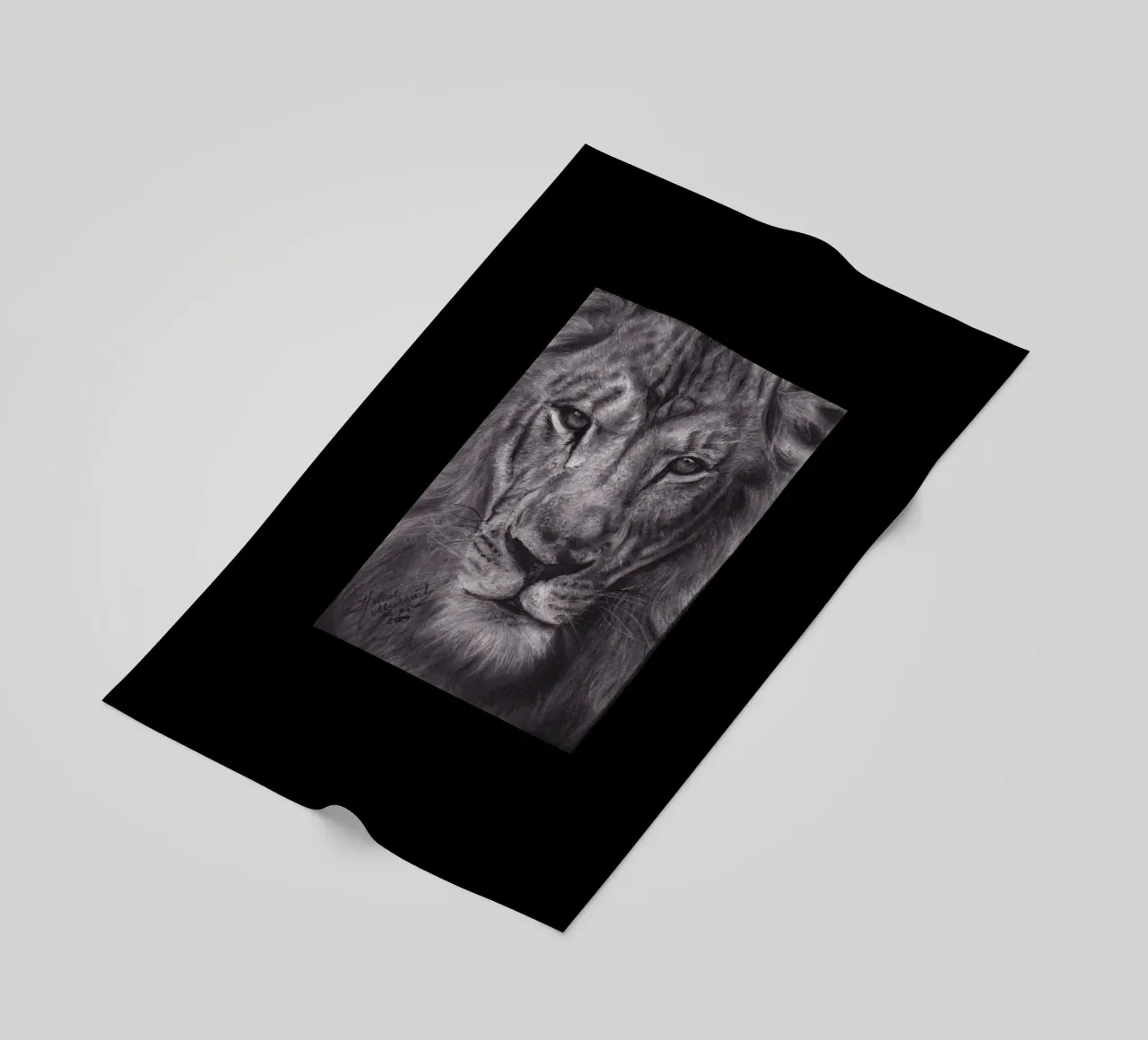 Leone telo mare da H.M. Art