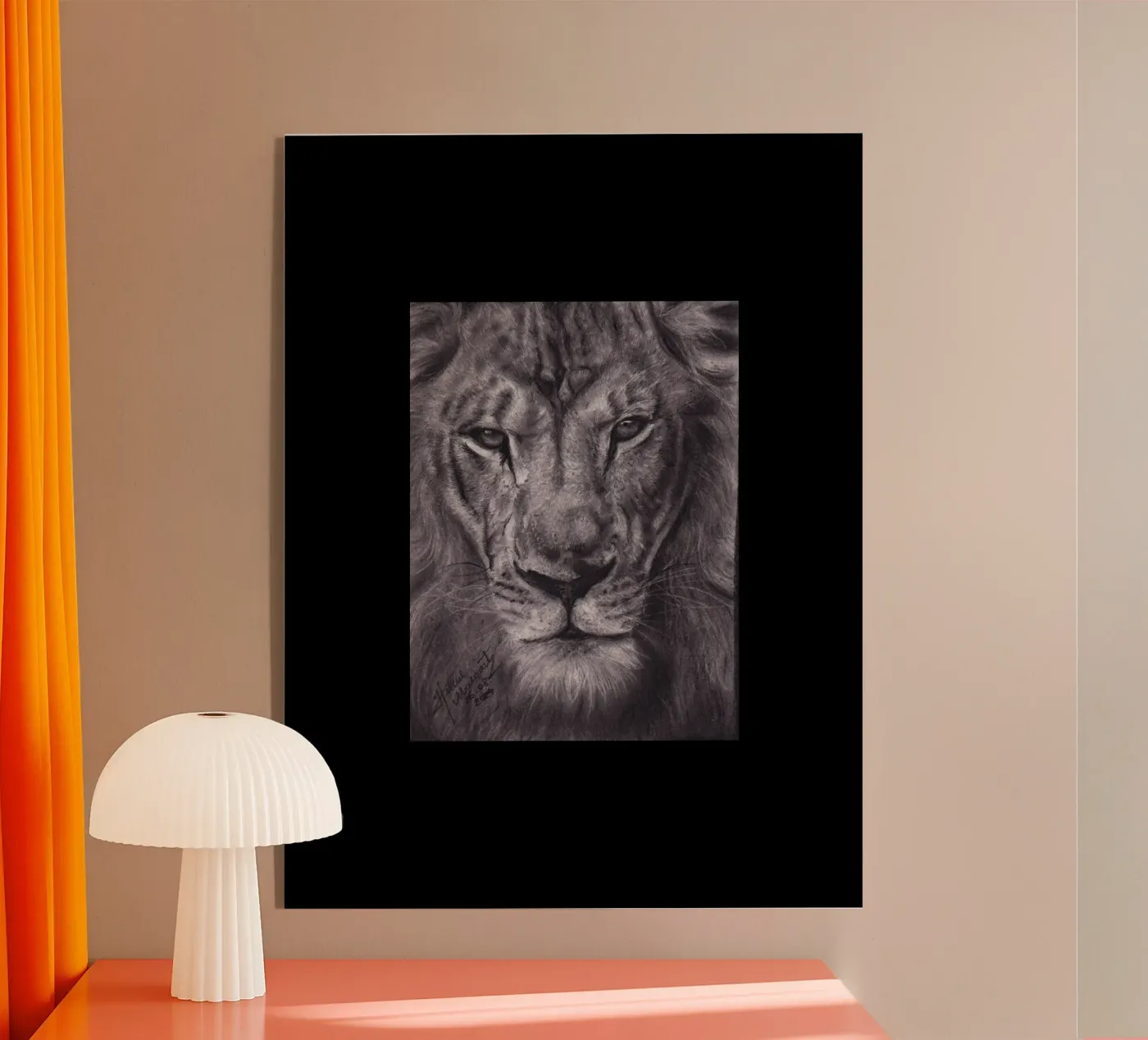 Lion plexiglass da H.M. Art