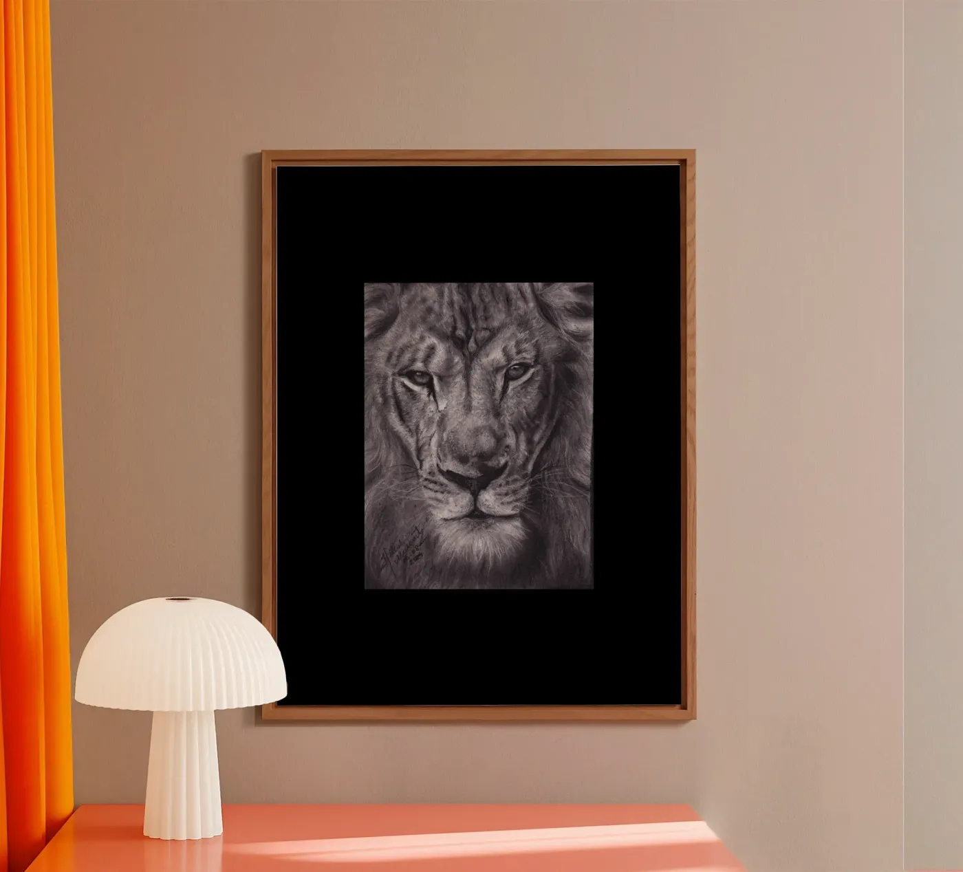 Leone alluminio dibond da H.M. Art