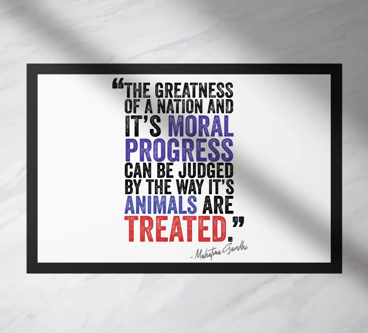 Moral doormat by Art Unleashed