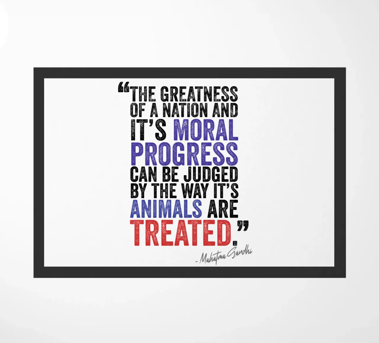 Moral doormat by Art Unleashed