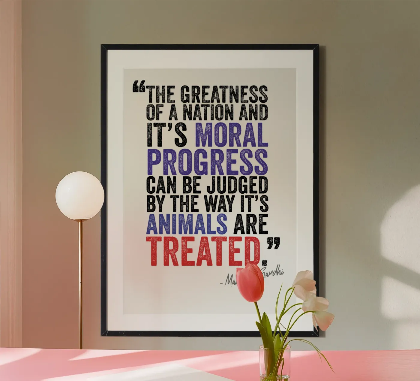Moral poster van Art Unleashed