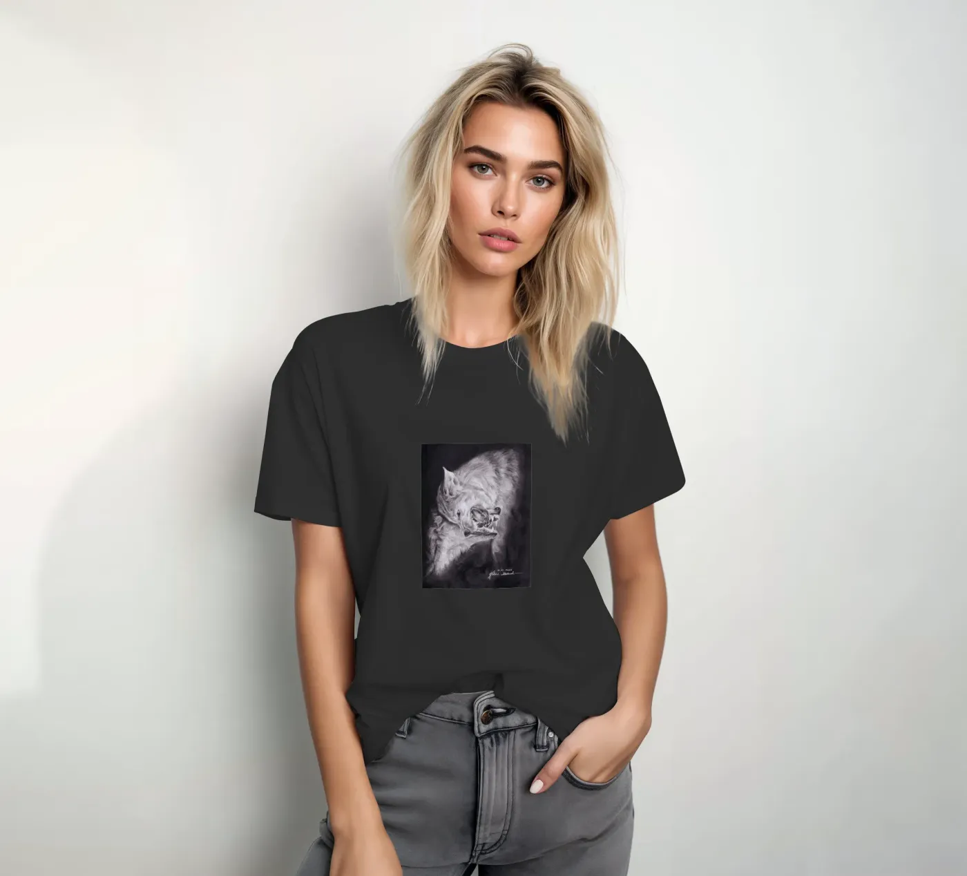 Wolf t-shirt da H.M. Art