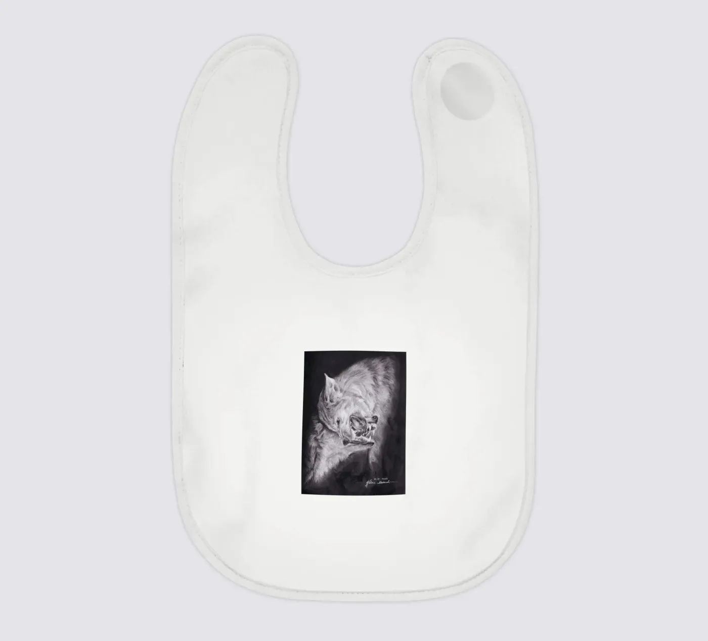 Wolf bavoir de H.M. Art