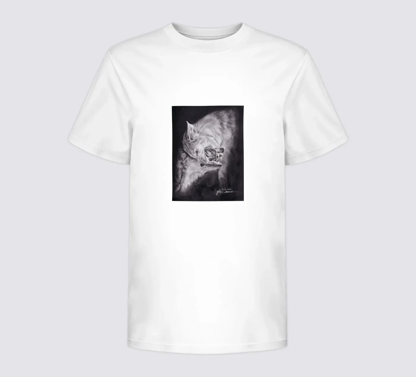 Wolf t-shirt enfant de H.M. Art