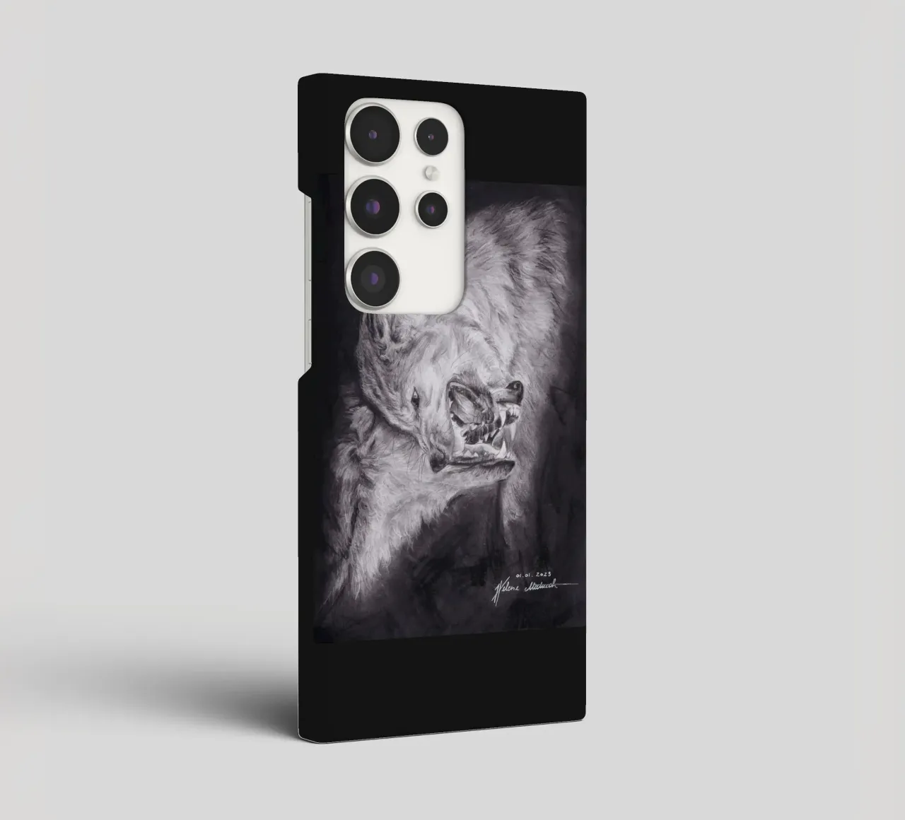 Wolf cover samsung da H.M. Art