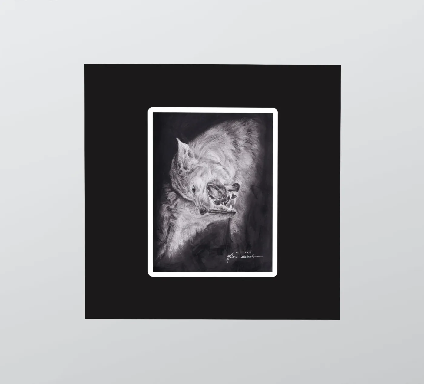 Wolf adesivo da H.M. Art