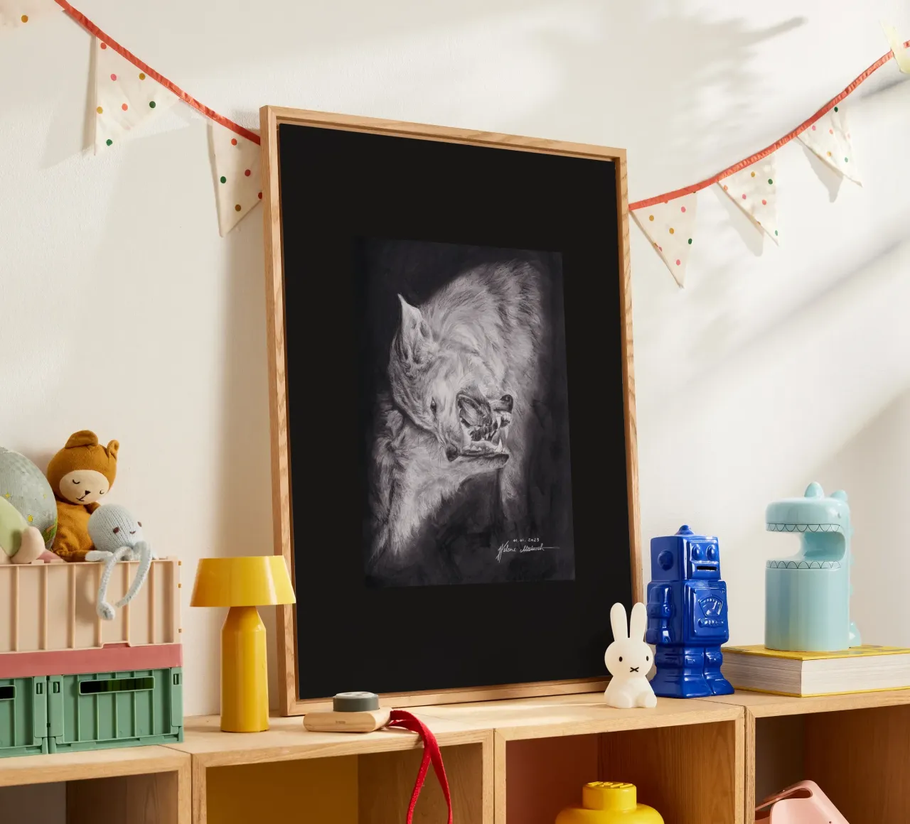 Wolf plexiglass da H.M. Art