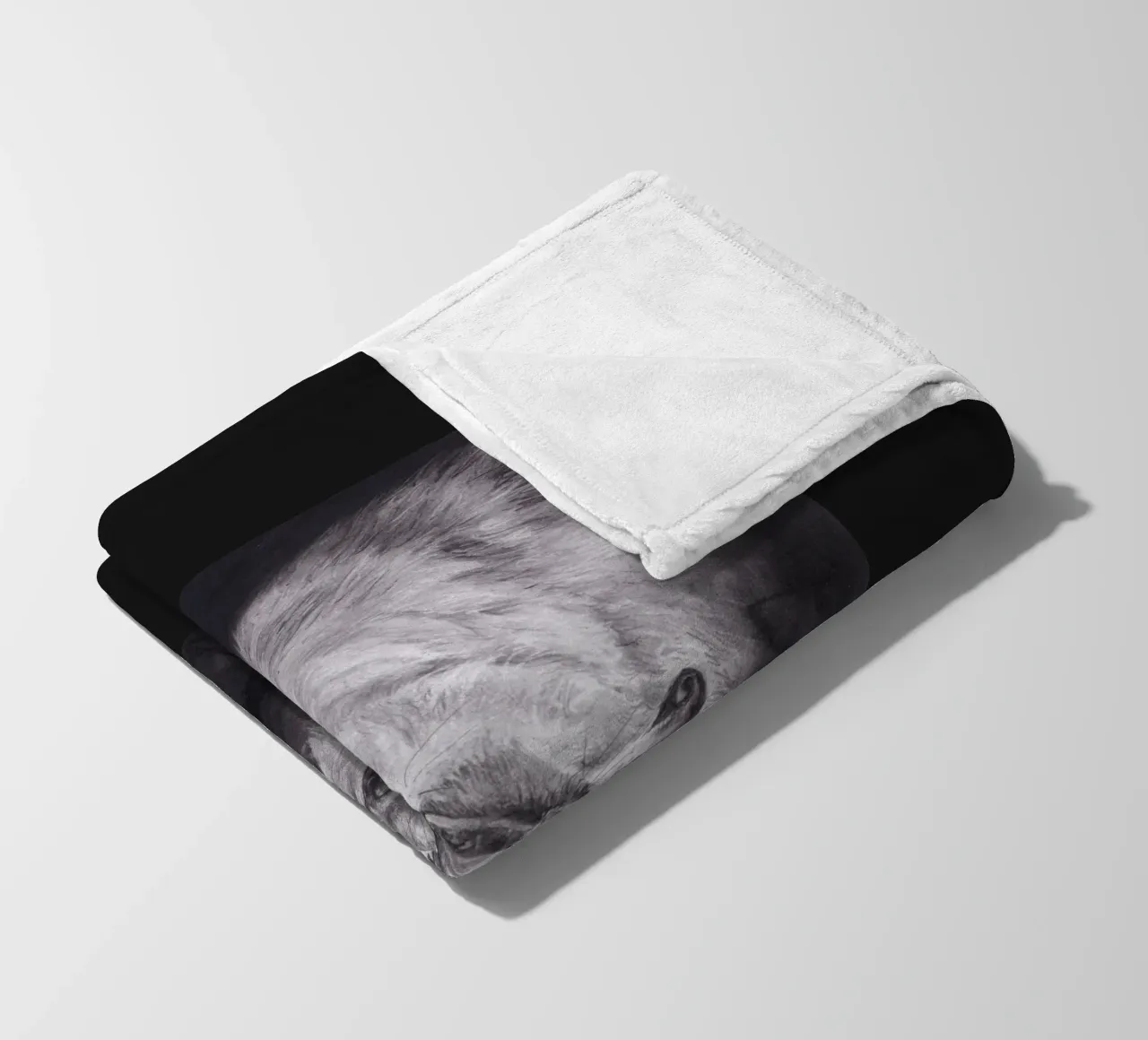 Wolf coperta in pile da H.M. Art