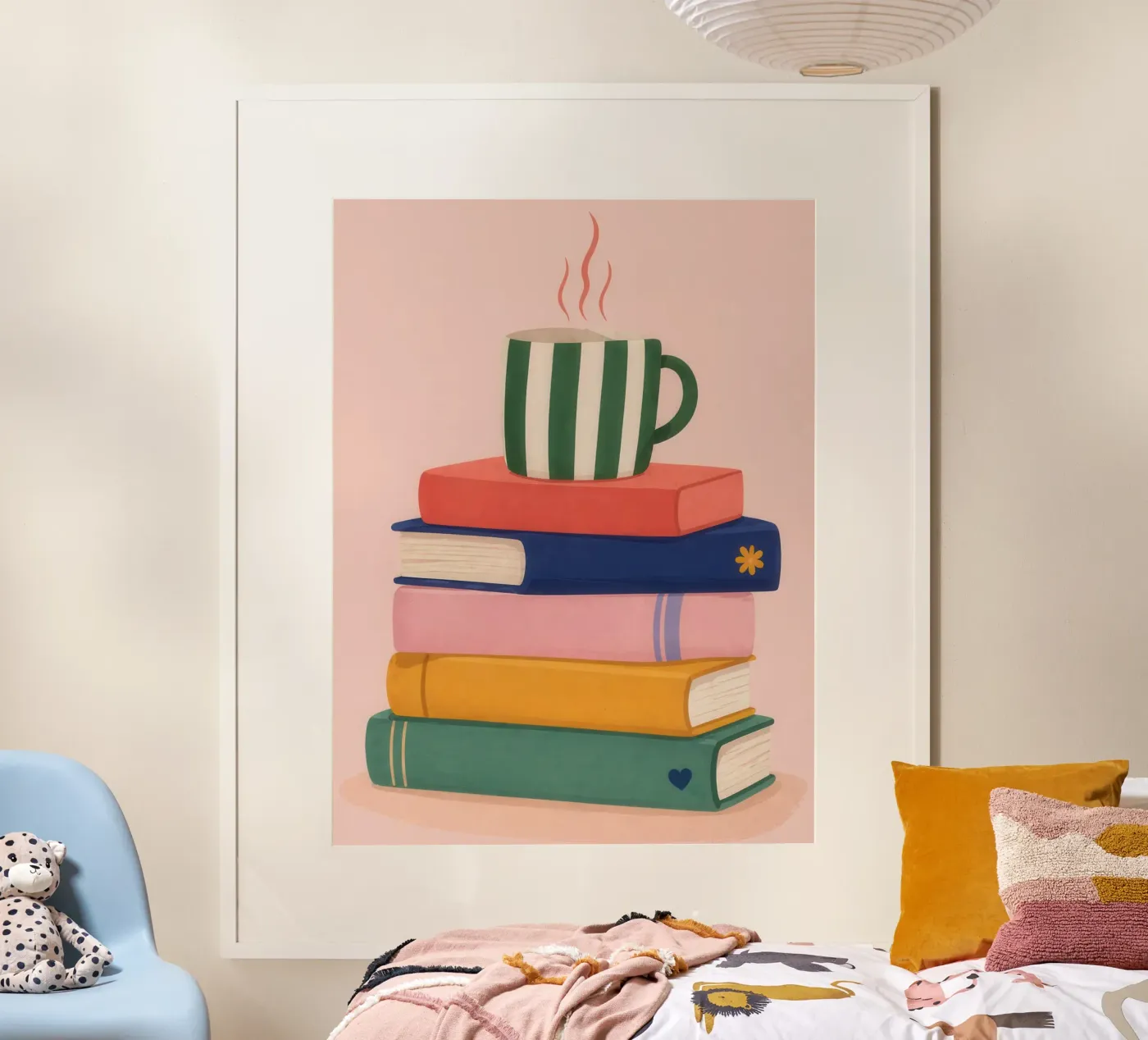 Caffè e libri poster da Happyfacespace