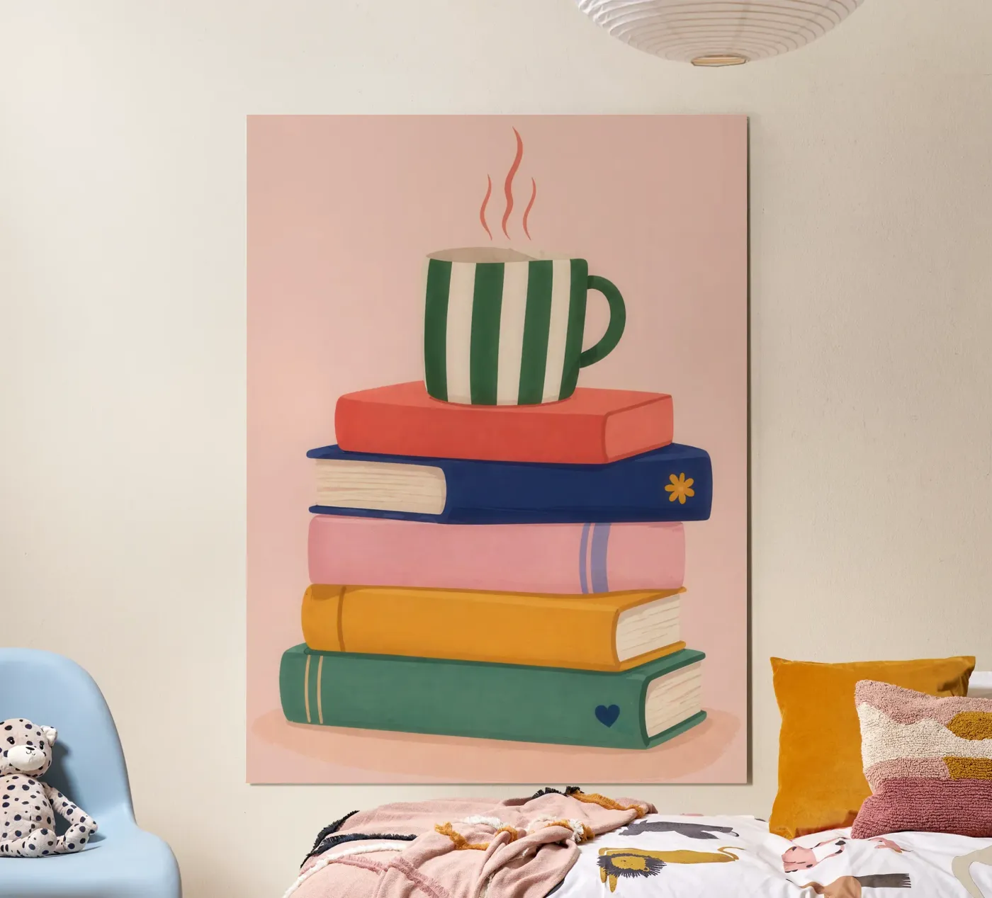 Caffè e libri poster da Happyfacespace