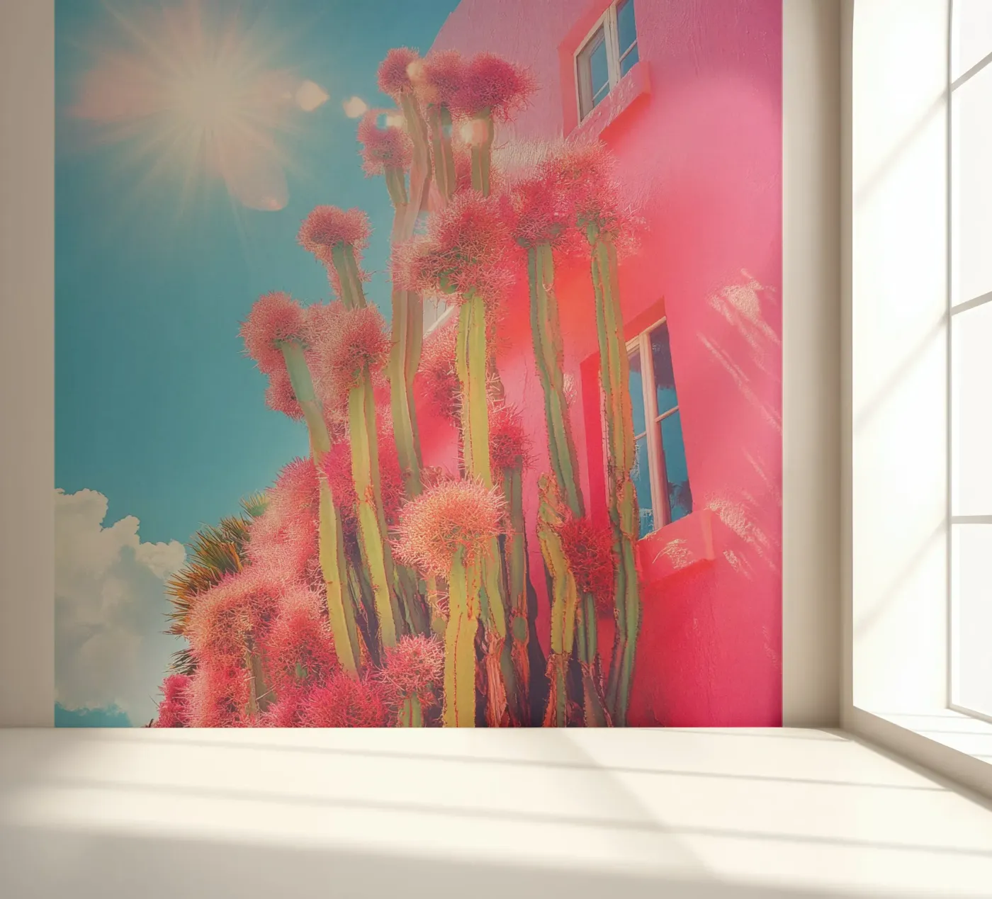 55 fotobehang van Pink California | Affiches & Posters