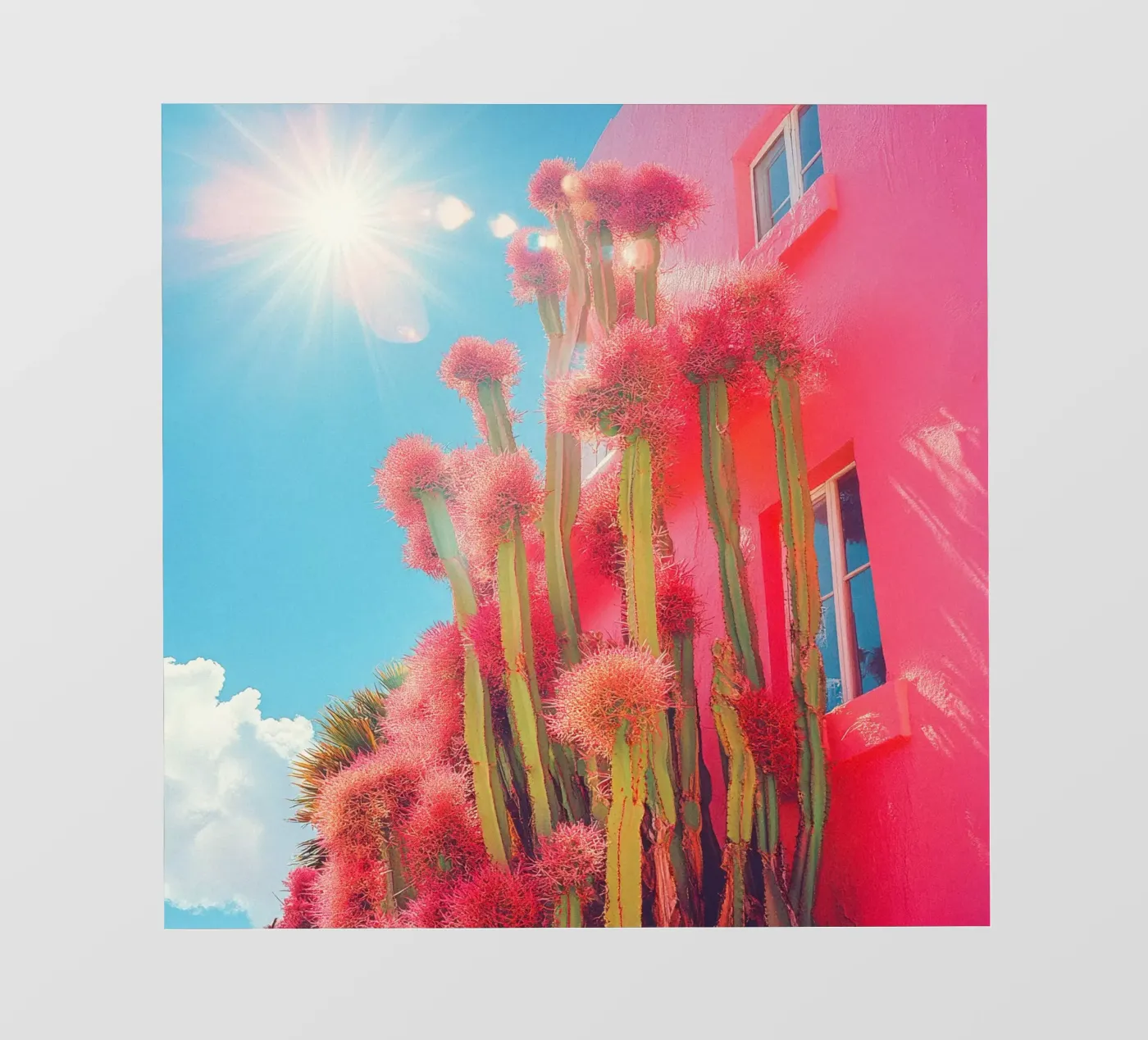 55 fotobehang van Pink California | Affiches & Posters