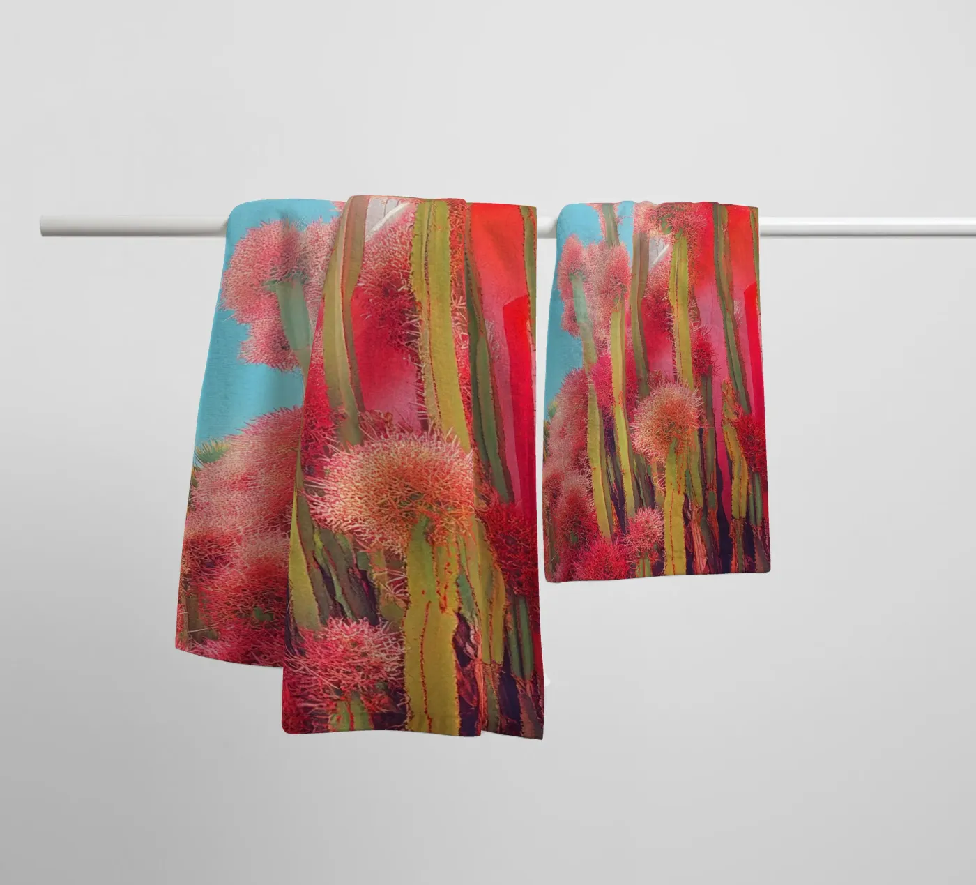 55 badhanddoek van Pink California | Affiches & Posters