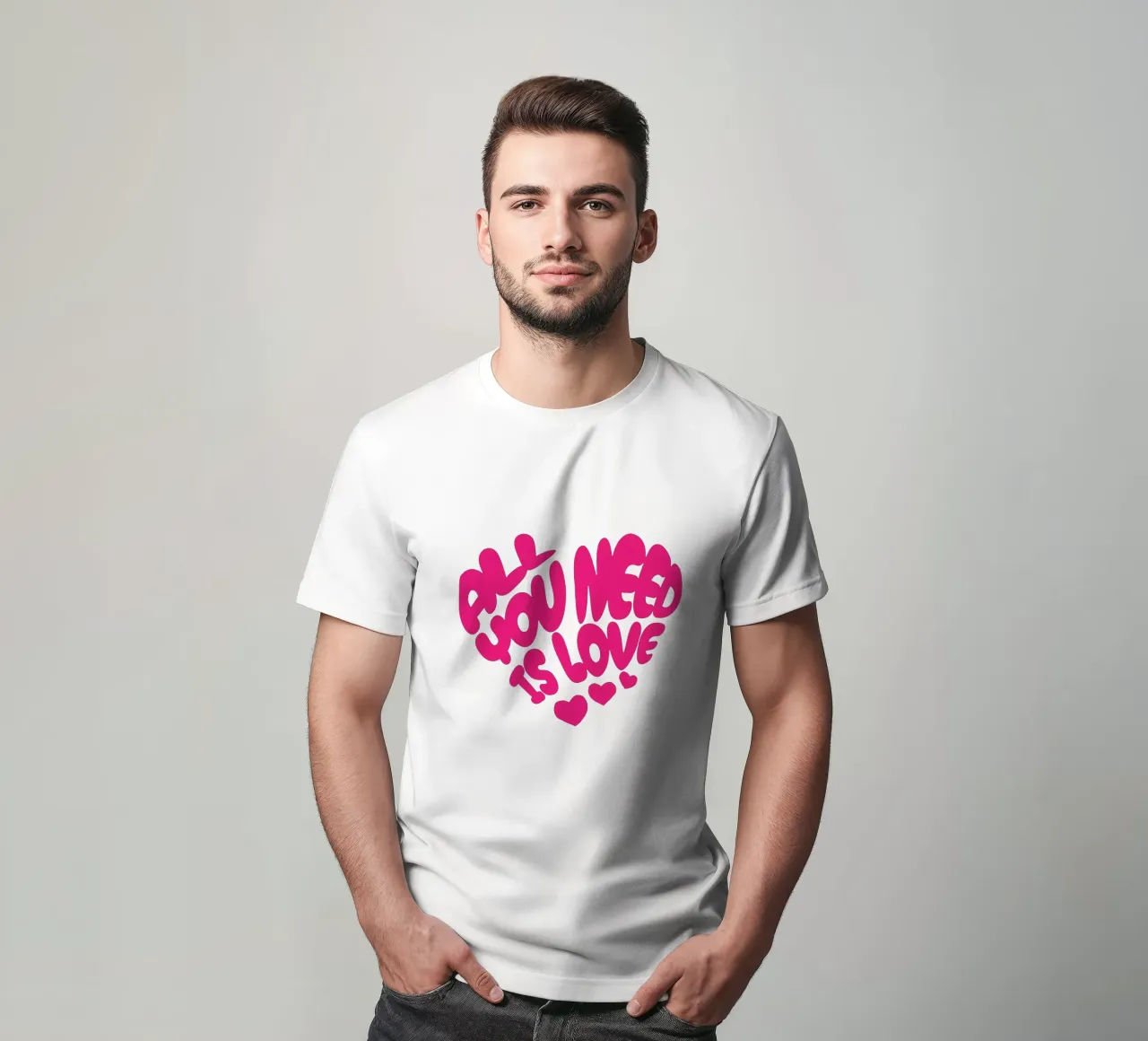 Tutto ciò che serve è l'amore t-shirt da Gunawan Rb