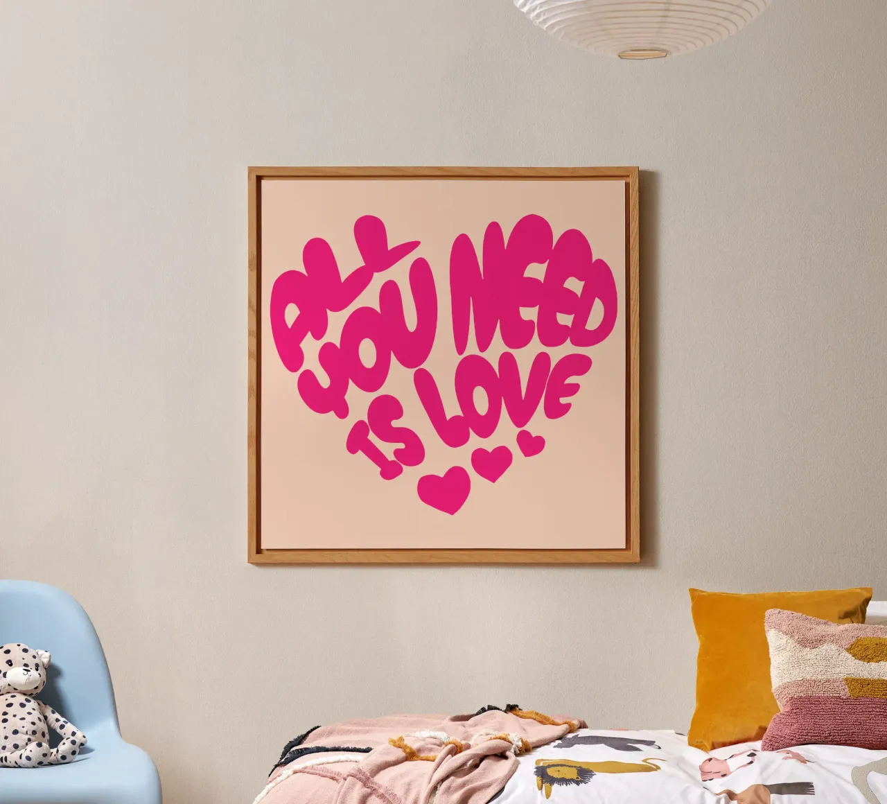 Tutto ciò che serve è l'amore alluminio dibond da Gunawan Rb