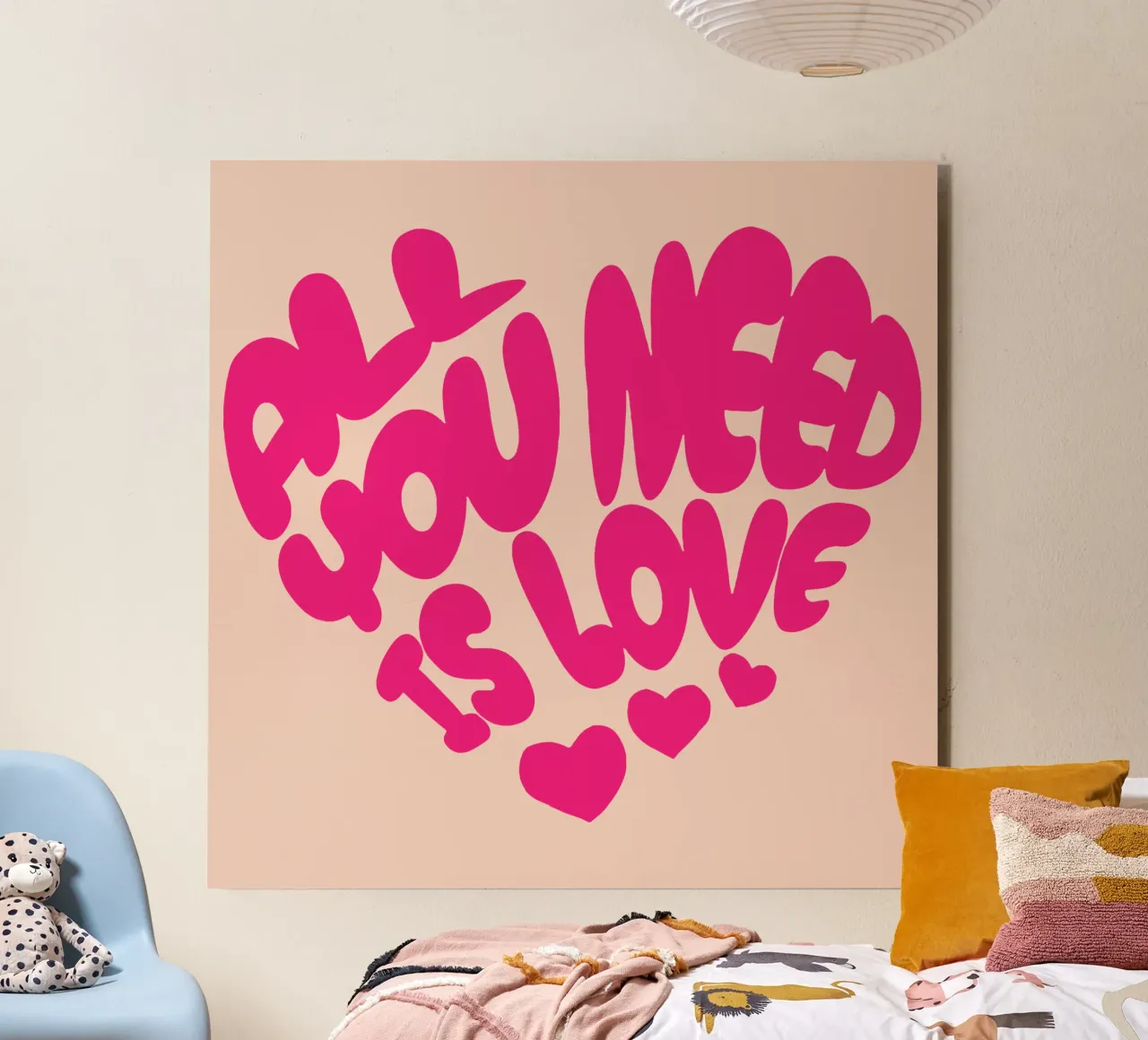 Tutto ciò che serve è l'amore alluminio dibond da Gunawan Rb