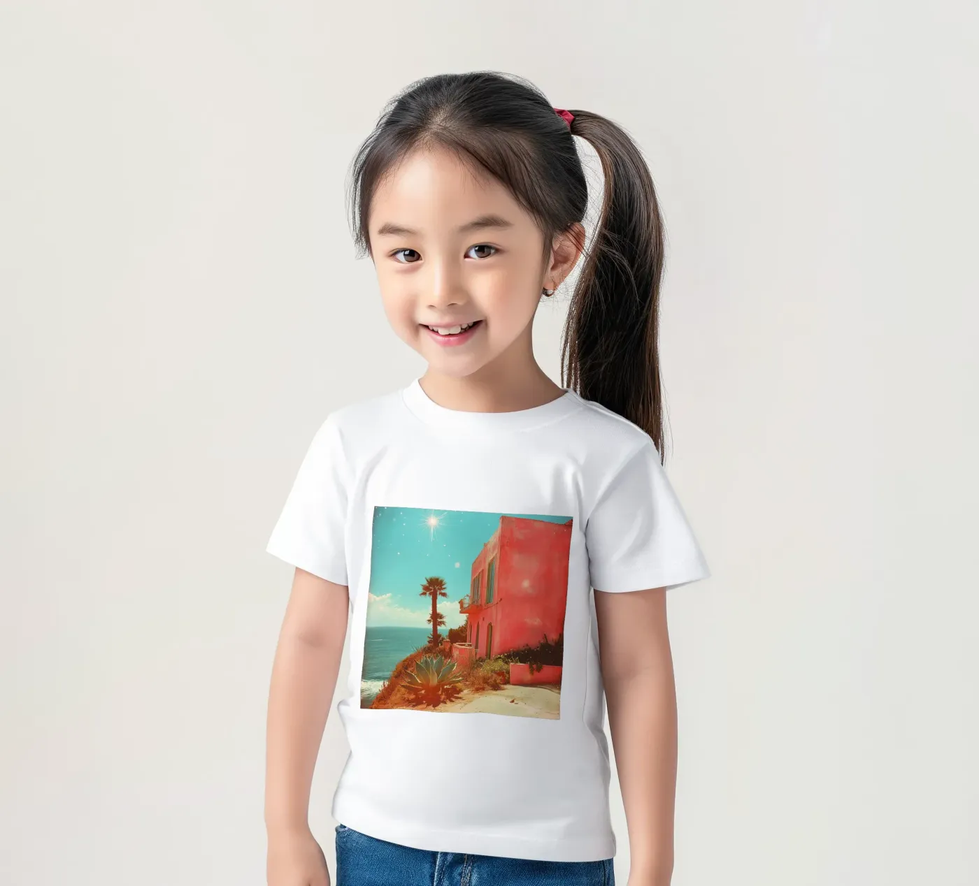 56 t-shirt bambini da Pink California | Affiches & Posters
