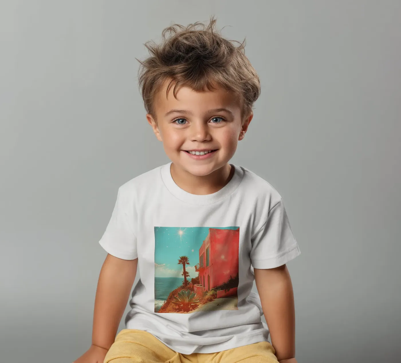 56 kinder t-shirt van Pink California | Affiches & Posters