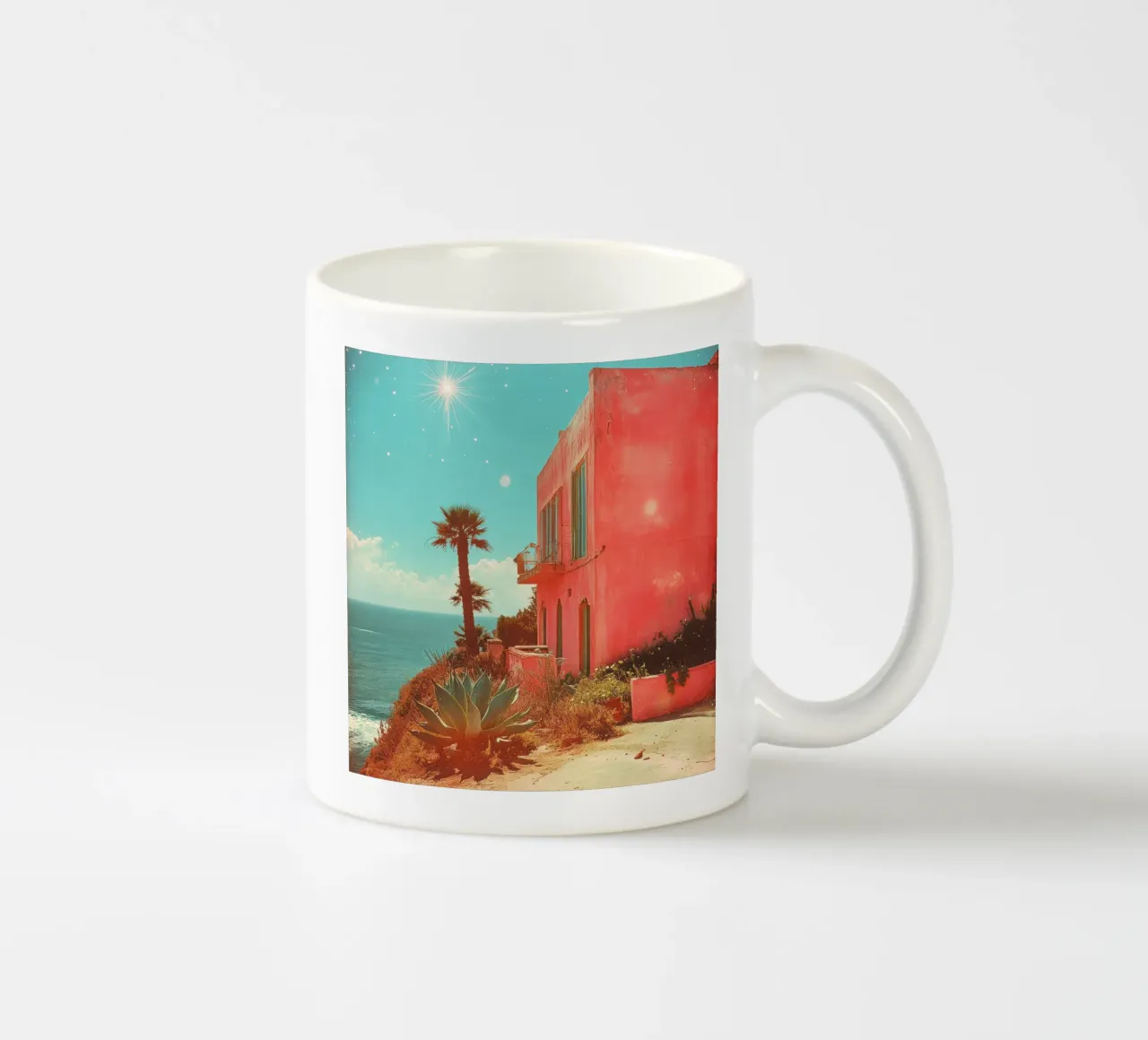 56 tazza in ceramica da Pink California | Affiches & Posters
