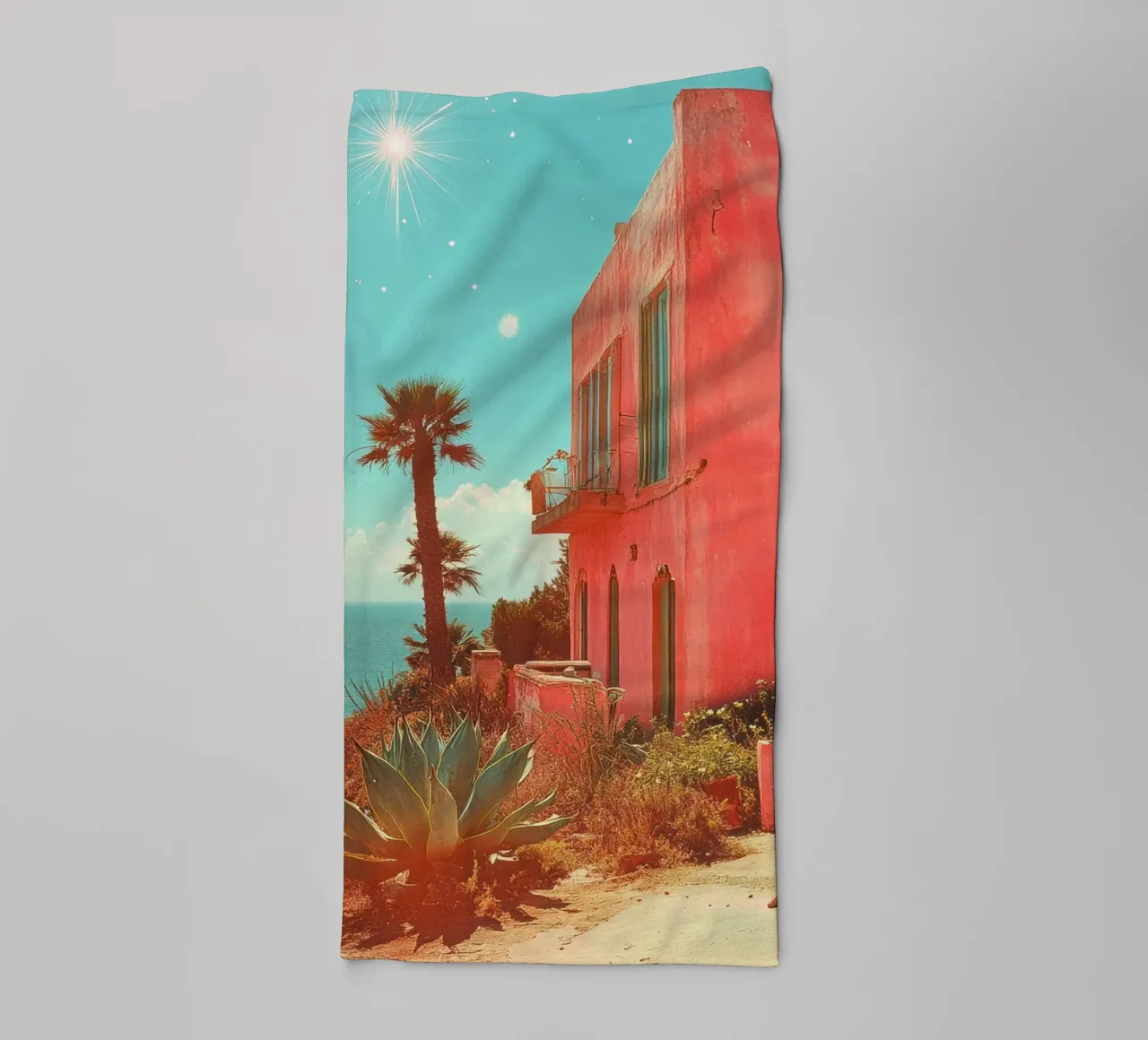 56 asciugamano da bagno da Pink California | Affiches & Posters