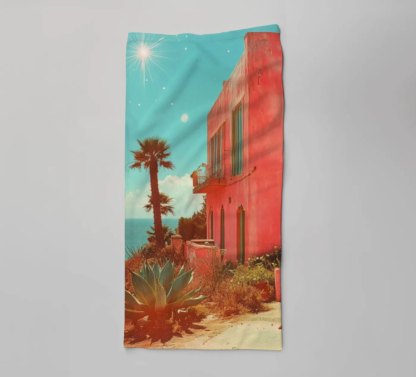 56 badhanddoek van Pink California | Affiches & Posters