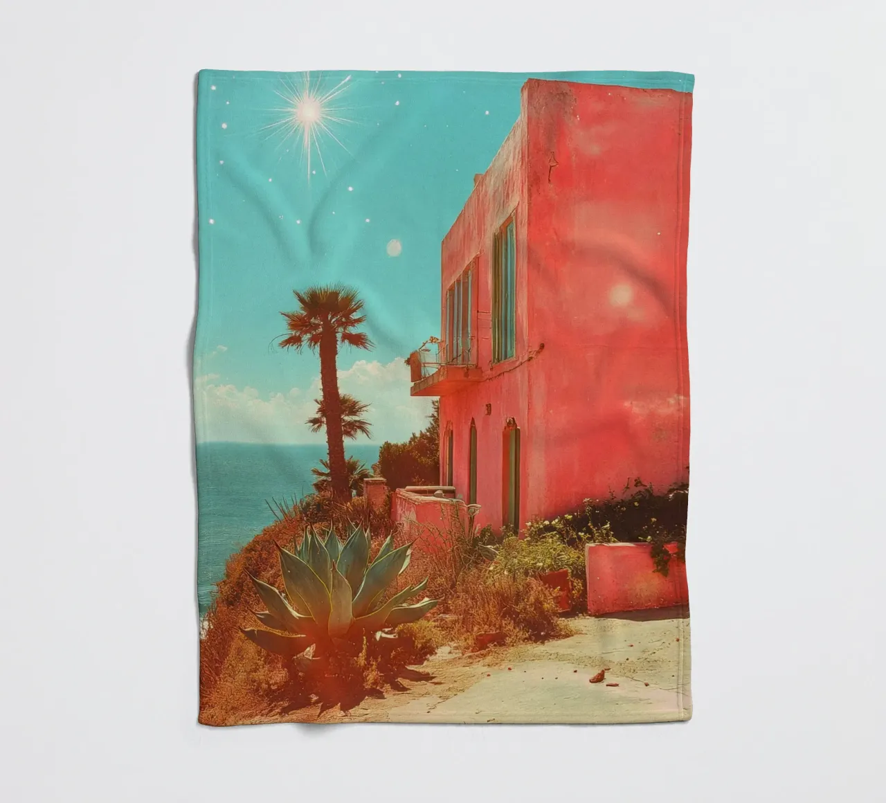 56 coperta in pile da Pink California | Affiches & Posters