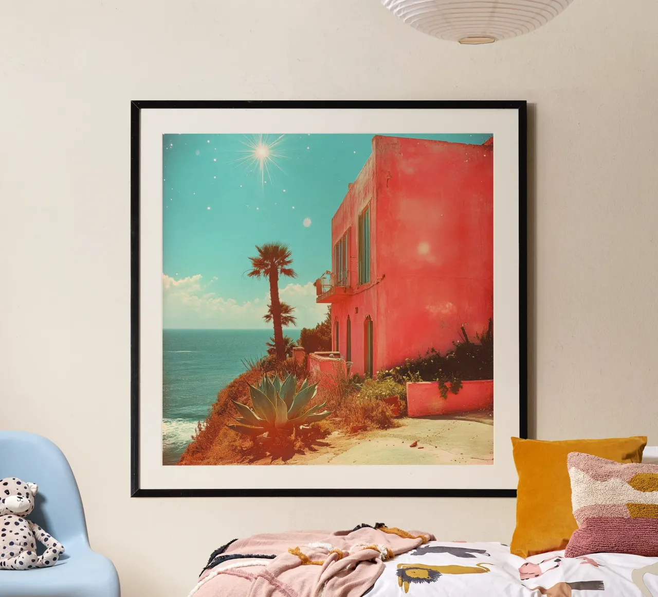 56 carta hahnemühle da Pink California | Affiches & Posters