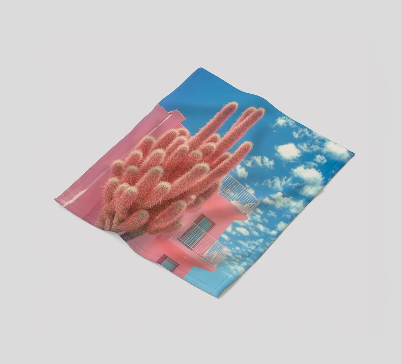 57 fleecedeken van Pink California | Affiches & Posters