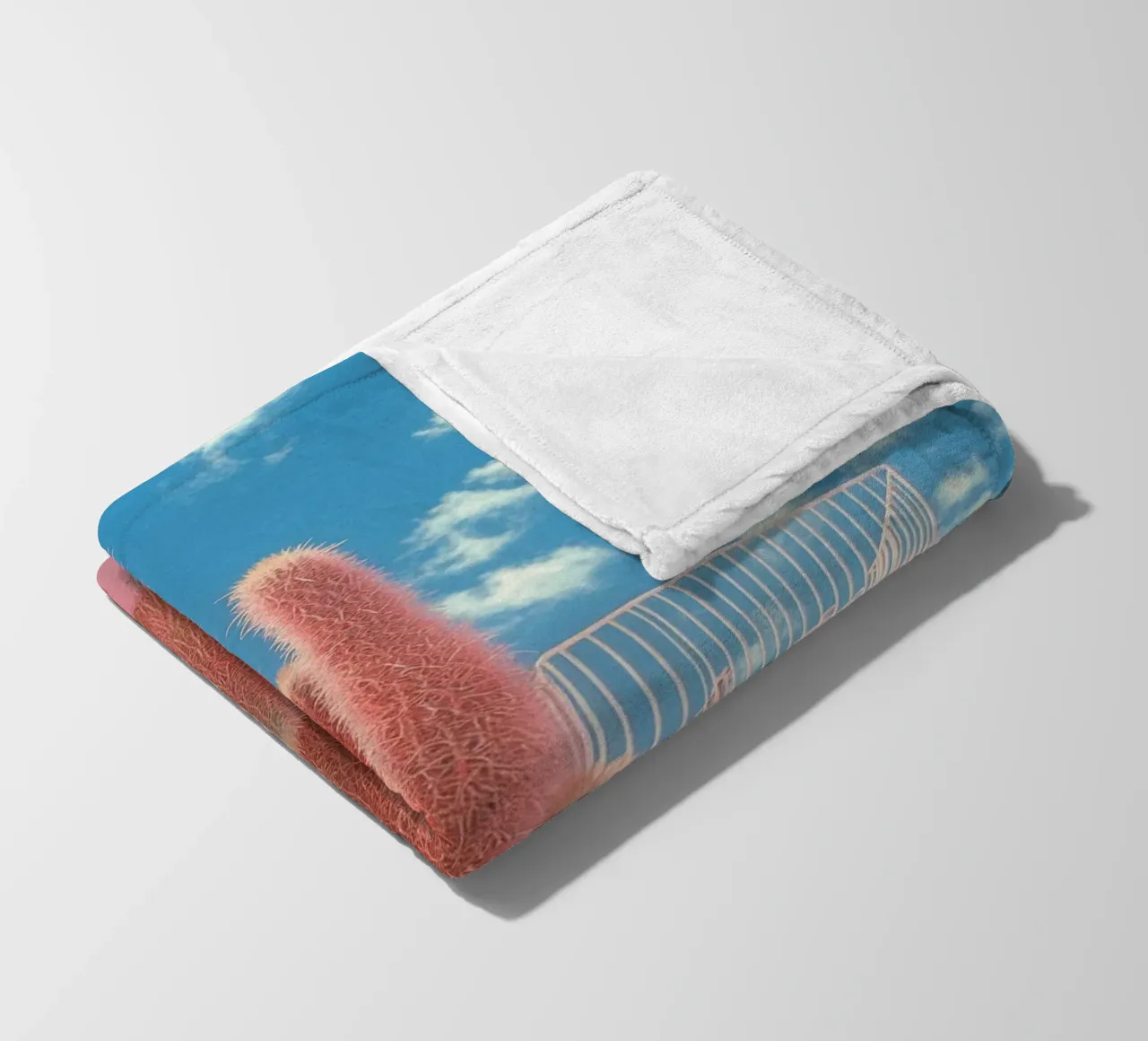 57 fleecedeken van Pink California | Affiches & Posters