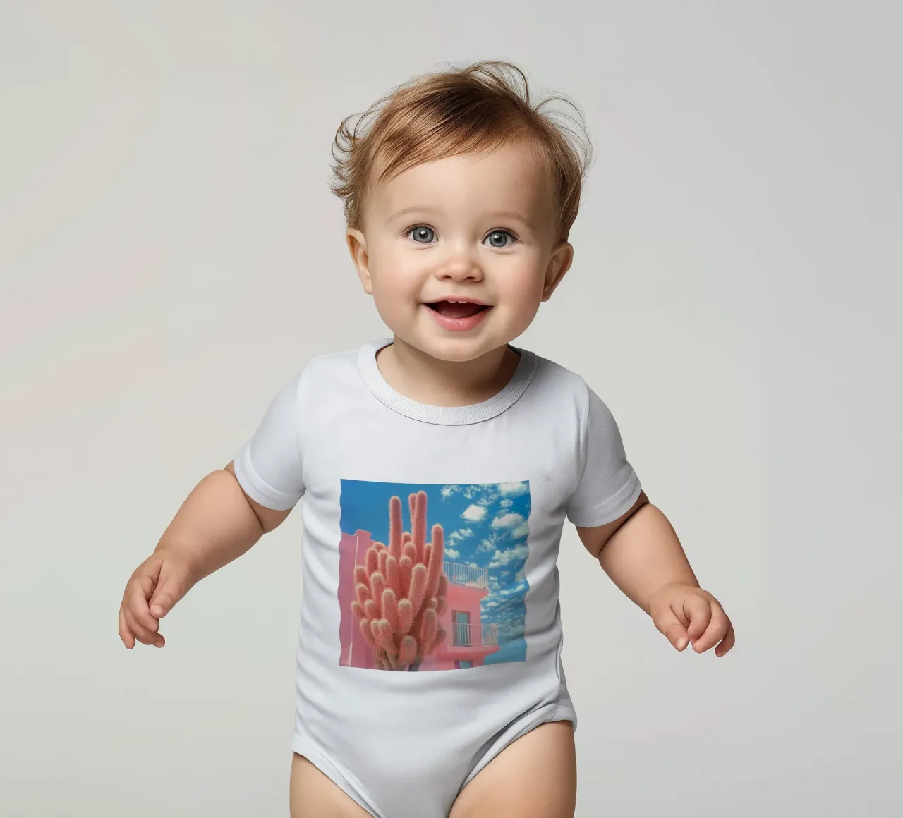 57 body neonato maniche corte da Pink California | Affiches & Posters