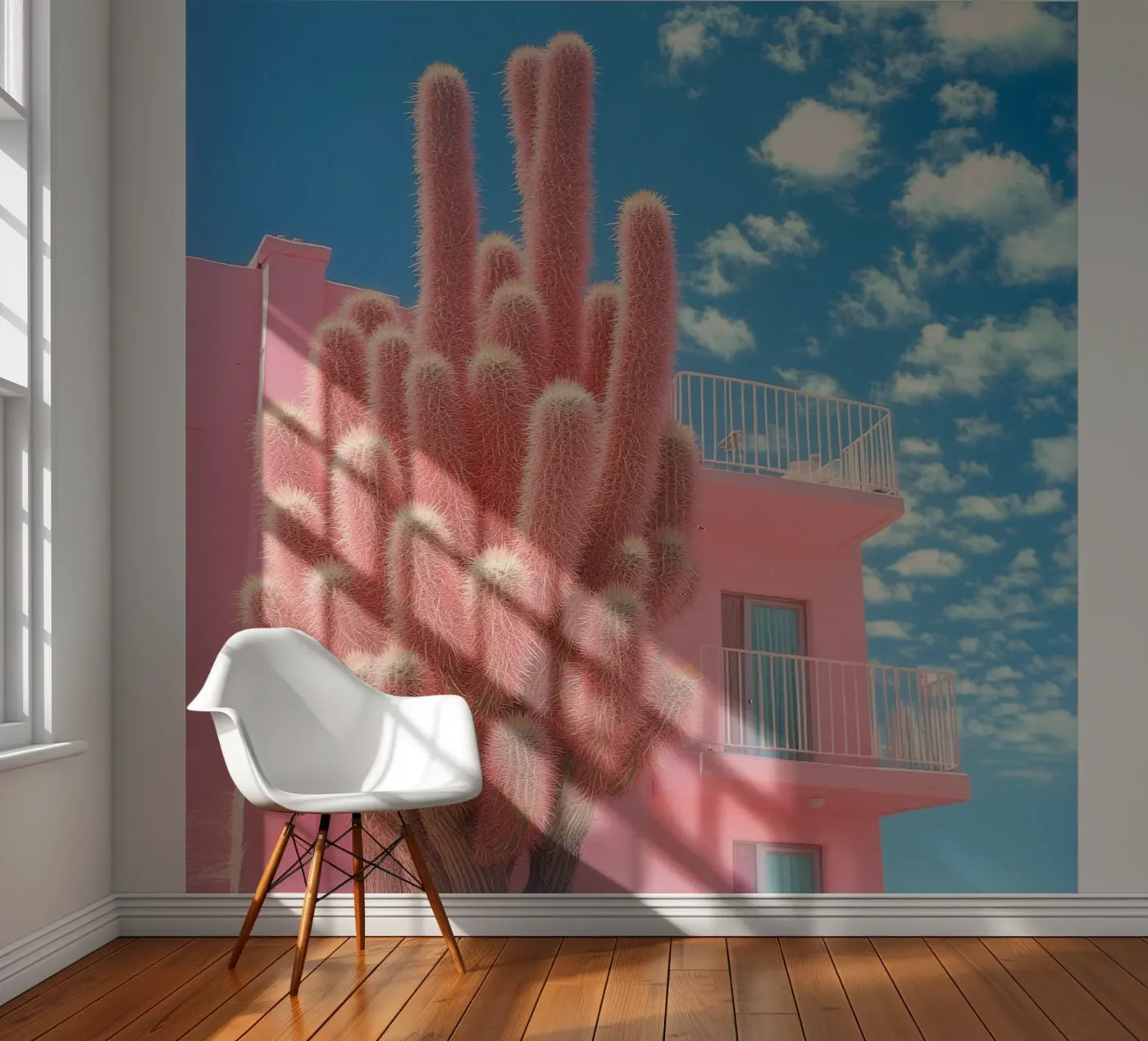 57 fotobehang van Pink California | Affiches & Posters
