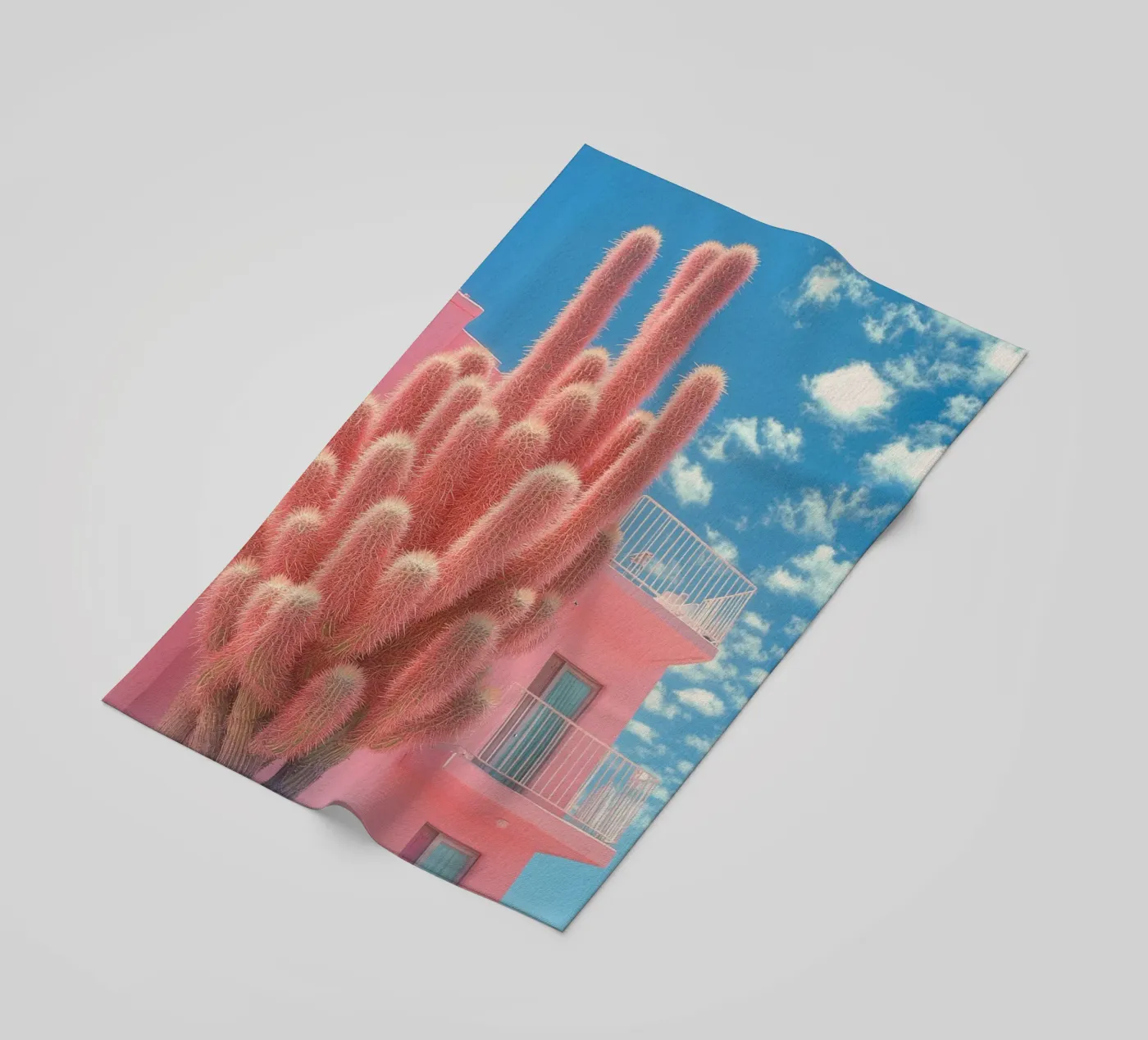 57 strandhanddoek van Pink California | Affiches & Posters