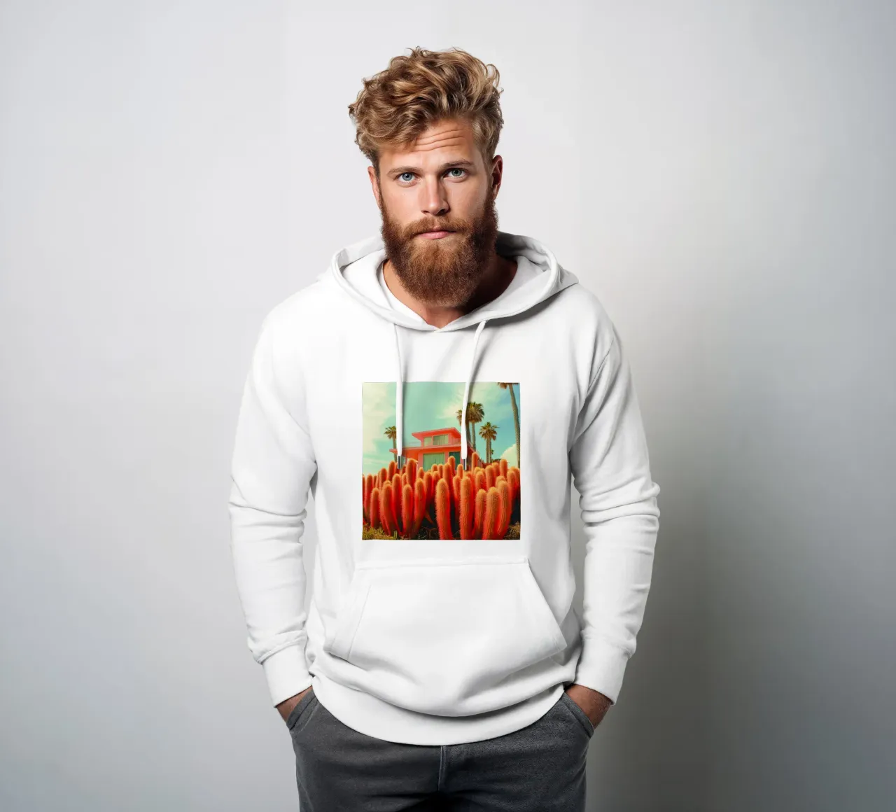 58 felpa con cappuccio da Pink California | Affiches & Posters