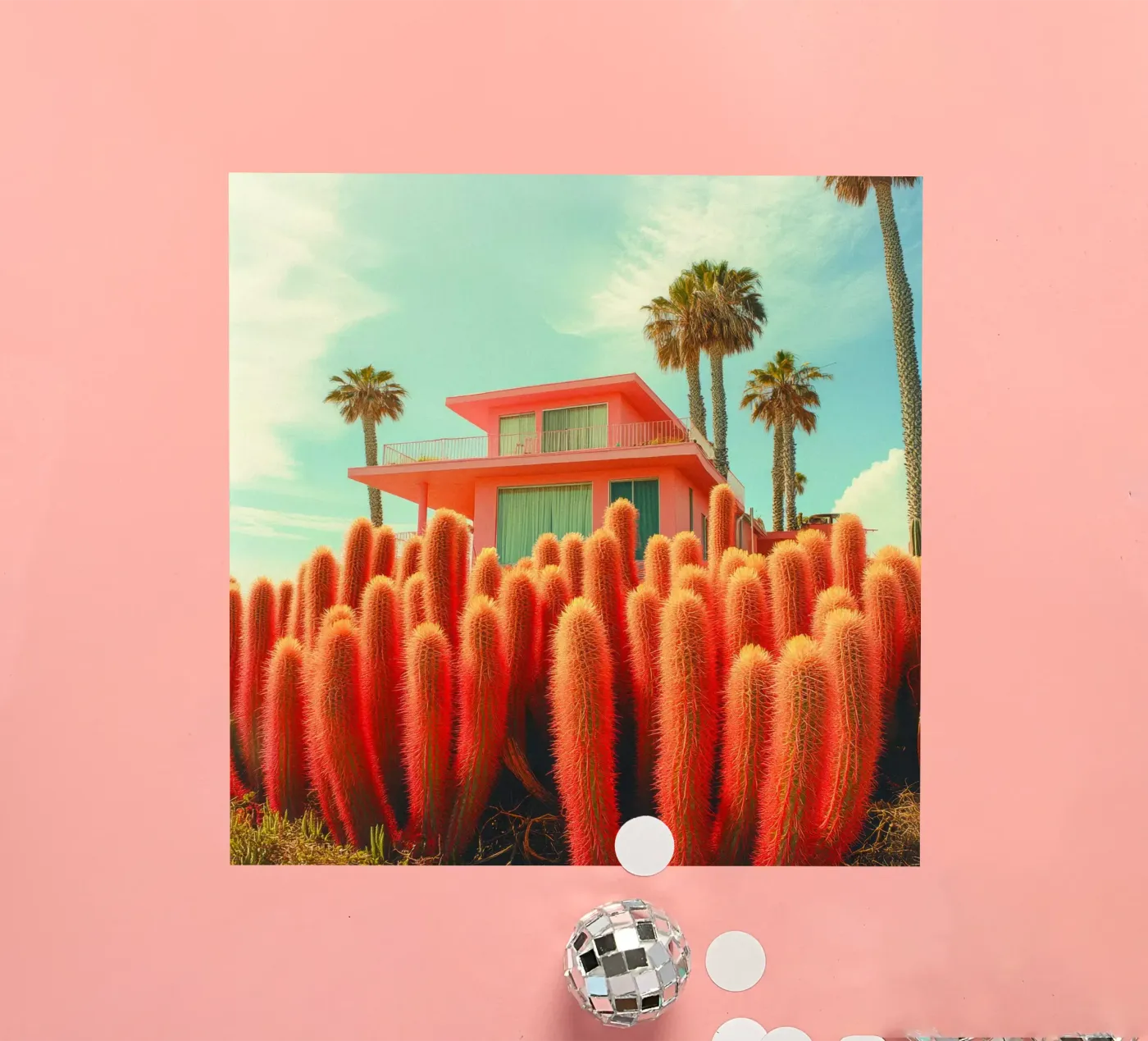 58 sticker van Pink California | Affiches & Posters