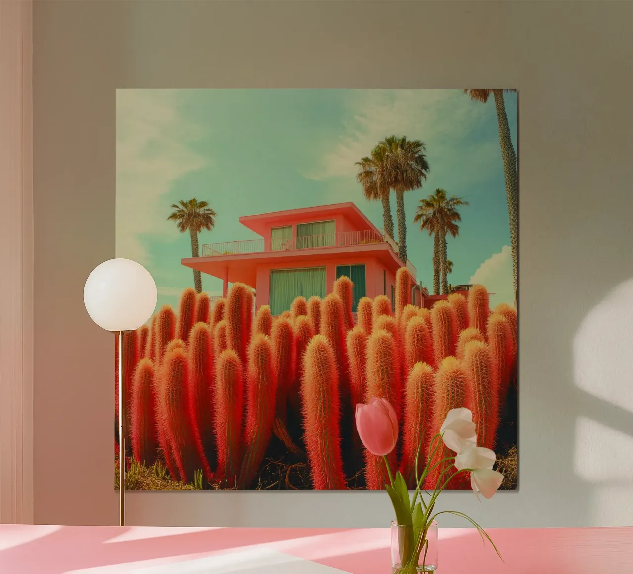 58 carta hahnemühle da Pink California | Affiches & Posters