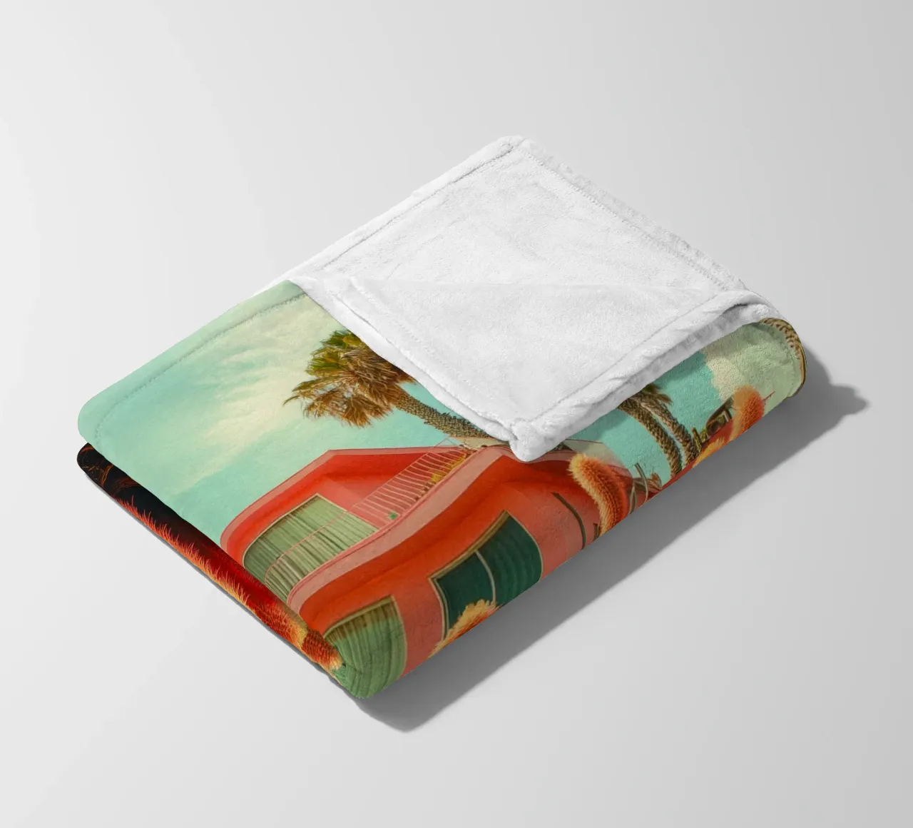58 coperta in pile da Pink California | Affiches & Posters