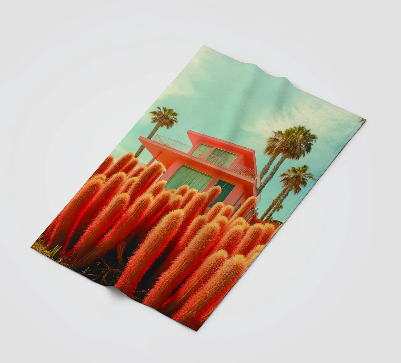 58 coperta in pile da Pink California | Affiches & Posters