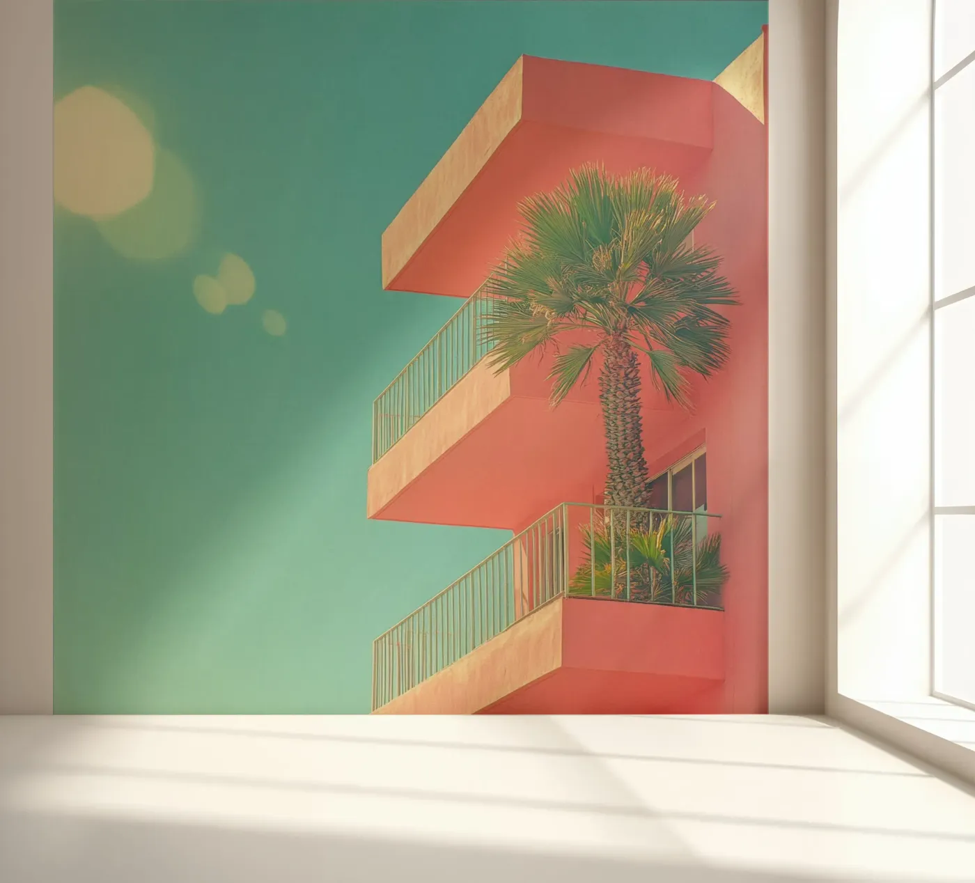 59 fotobehang van Pink California | Affiches & Posters